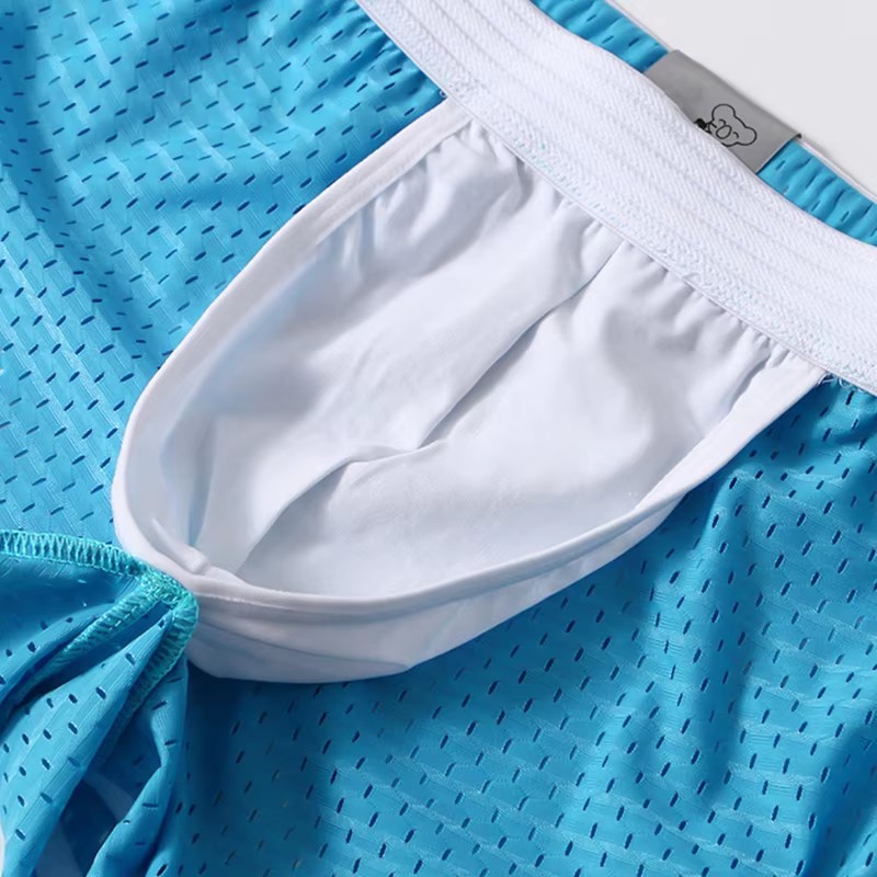 Men Mesh Lounge Shorts Vintage - Mesh Sport Boxer ulasan dan harga
