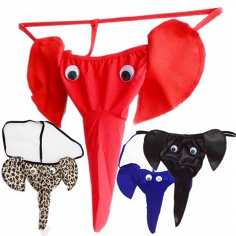 Men's Sexy Elephant Thong Unde - Trunk Breathable Men ulasan dan harga
