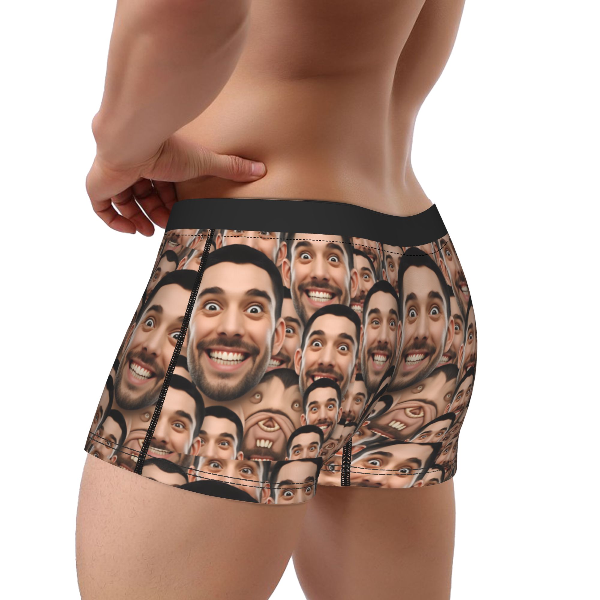 Custom Your Head Boxershorts   - Pouch Boxer Pouch ulasan dan harga