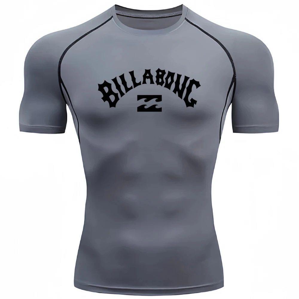 Male UV Protection Tights Rash - T Shirt Tight Fit ulasan dan harga