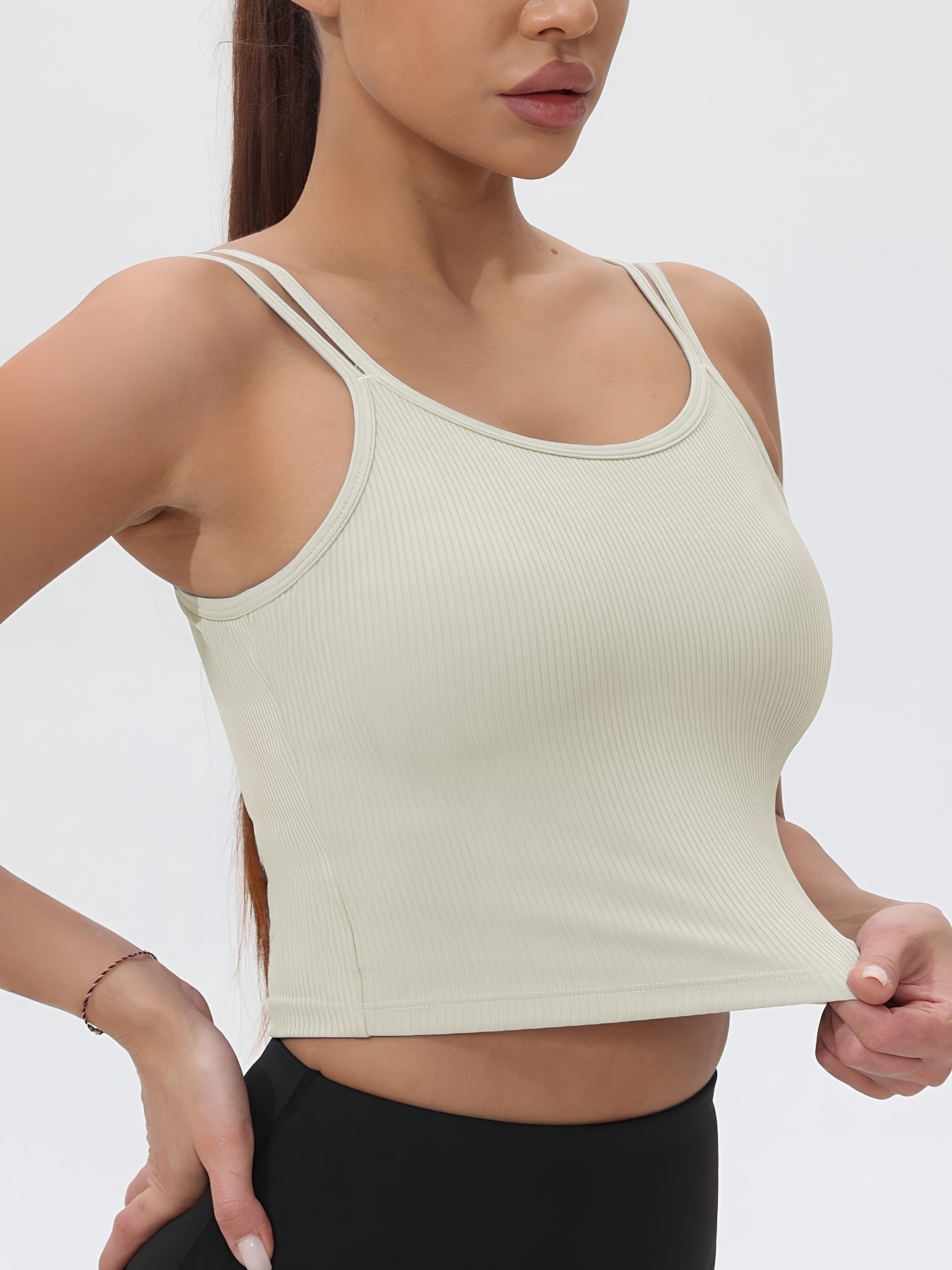 Fitfemme Women's Ribbed Sleeve - Tank Top Ribbed ulasan dan harga