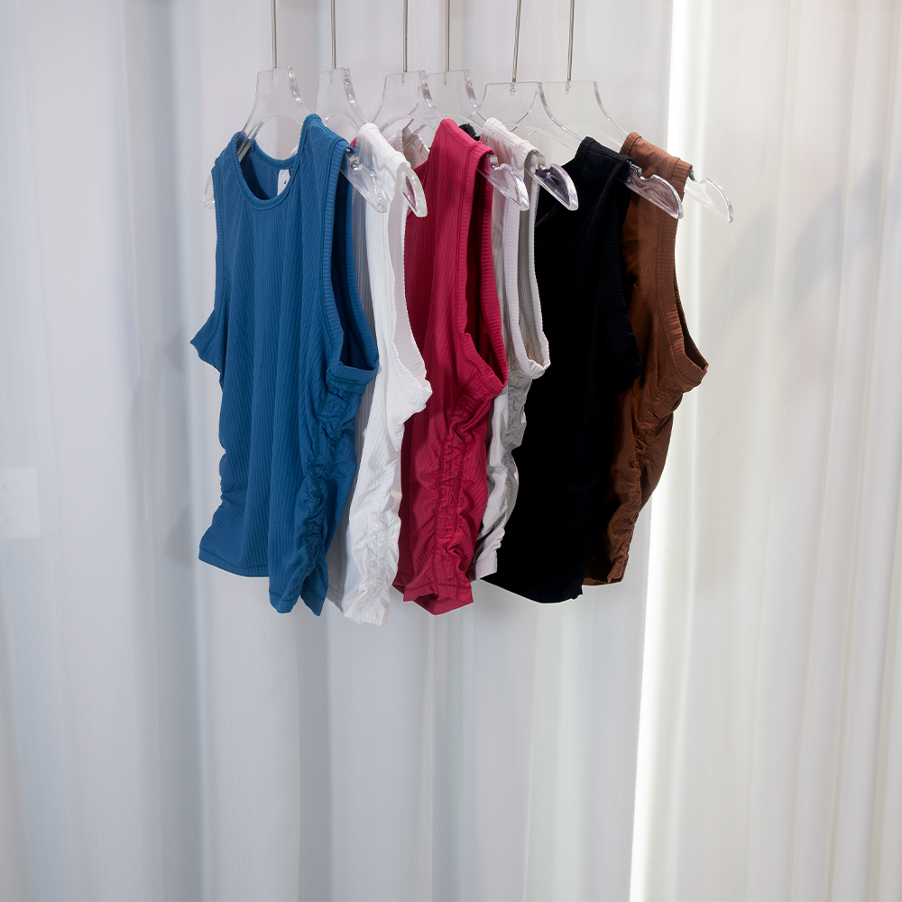 Summer Yoga Wear Ribbed Tank T - Tank Top Ribbed ulasan dan harga